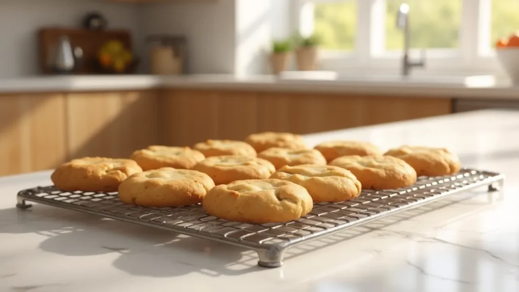 Cooling Cookies on Rack