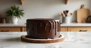 Chocolate ganache cake