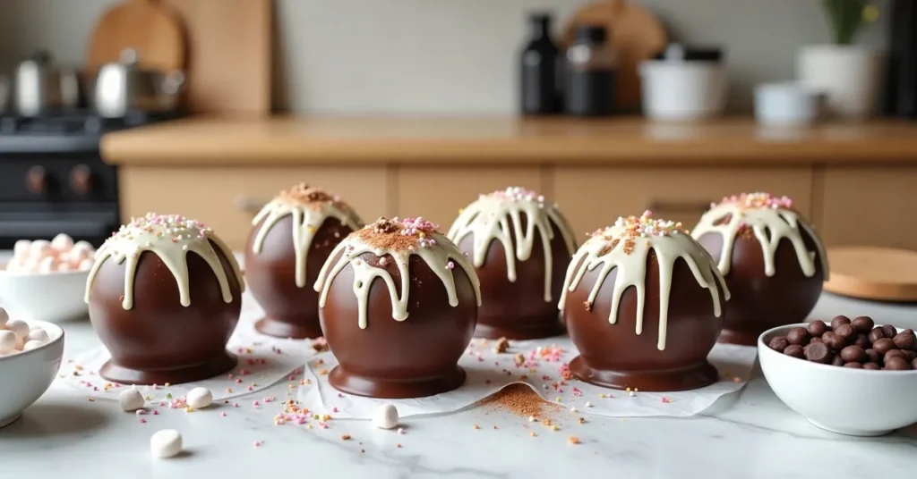 Hot chocolate bombs