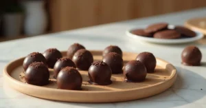 dark chocolate truffles