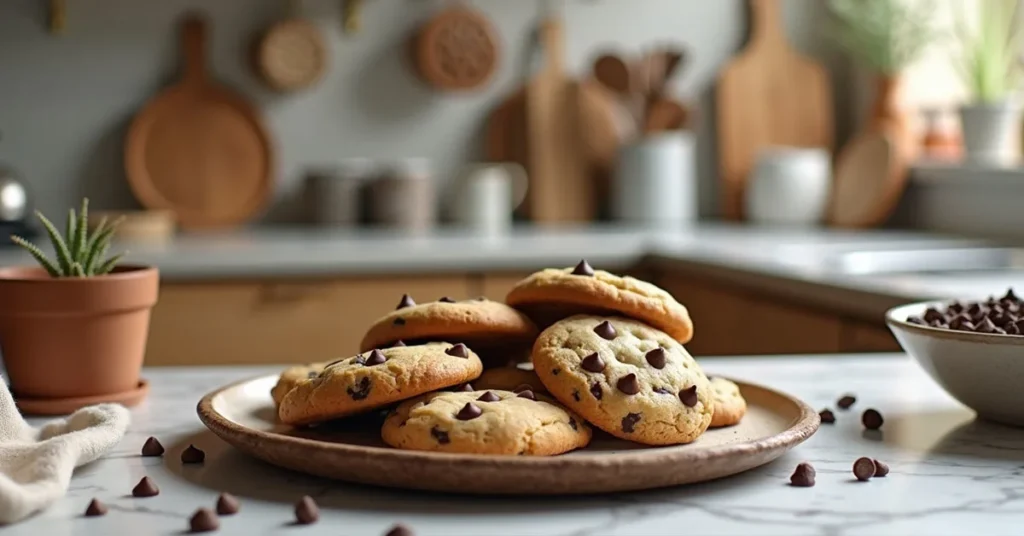Double chocolate chip cookies