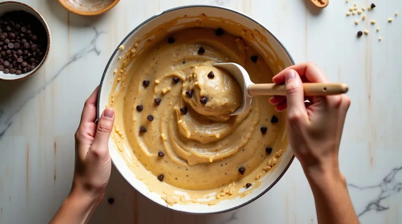 Muffin Batter with Chocolate Chips