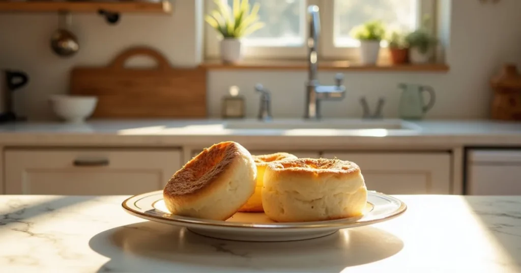 Sourdough english muffins