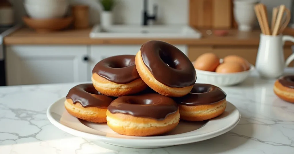 Chocolate frosted donut