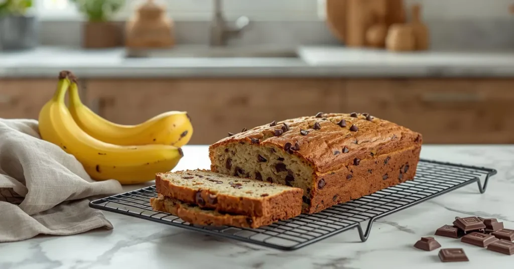 Banana Bread Recipe with Chocolate Chips