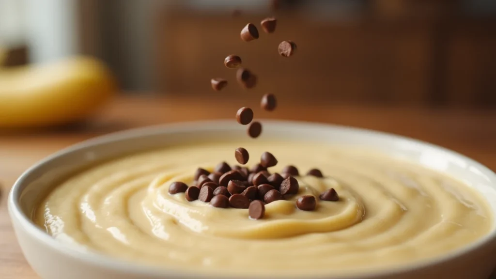 Add chocolate chips
