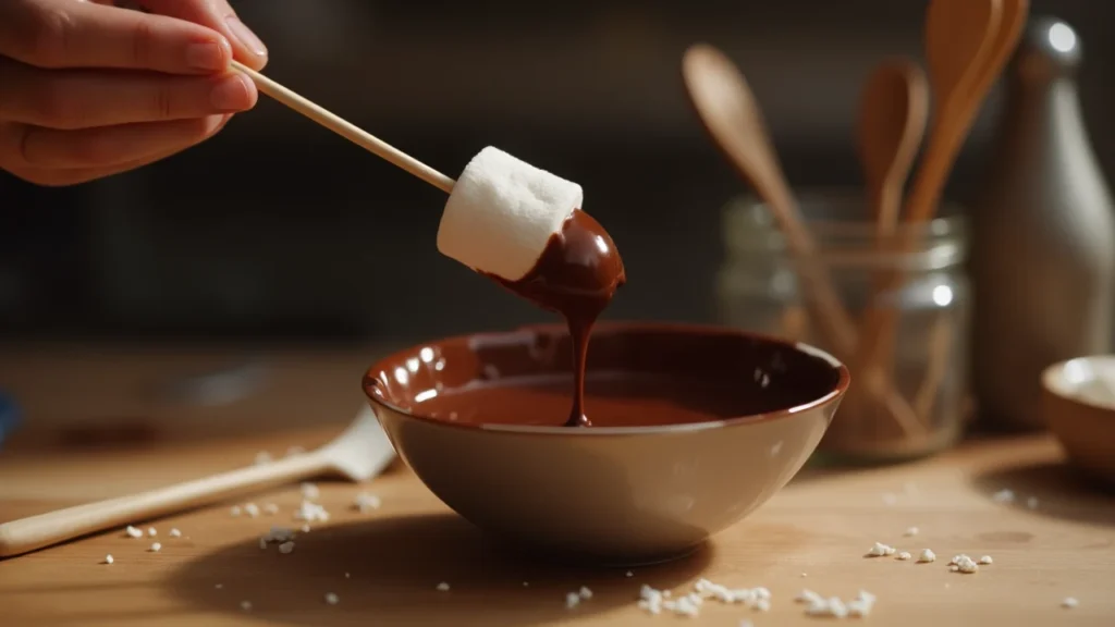 Dip marshmallows