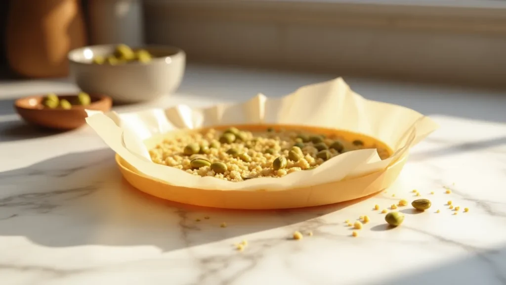 Layering Pistachios