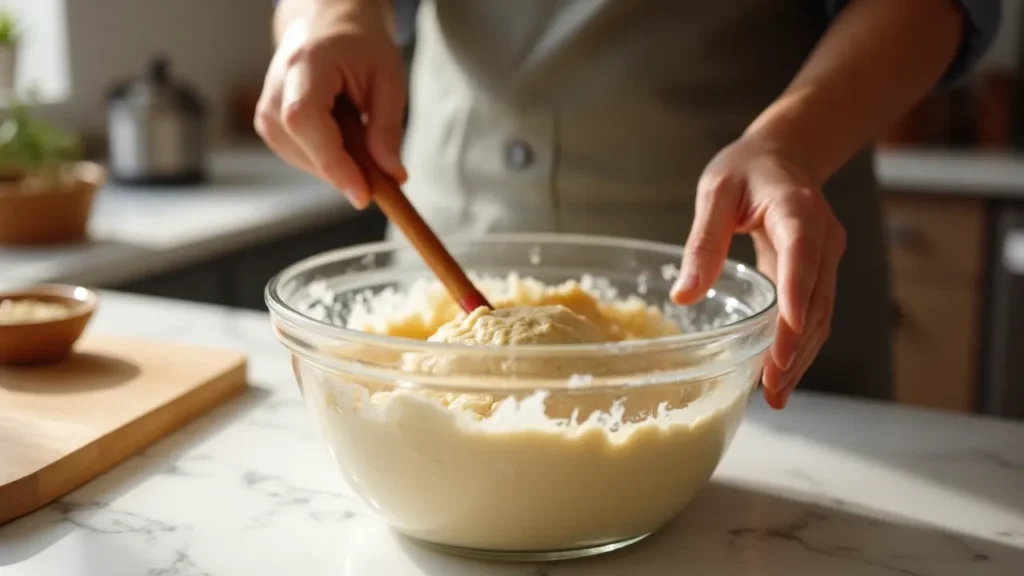 Mixing the Dough