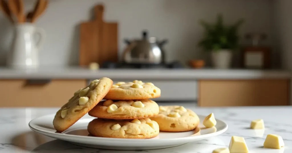 White chocolate chip cookies