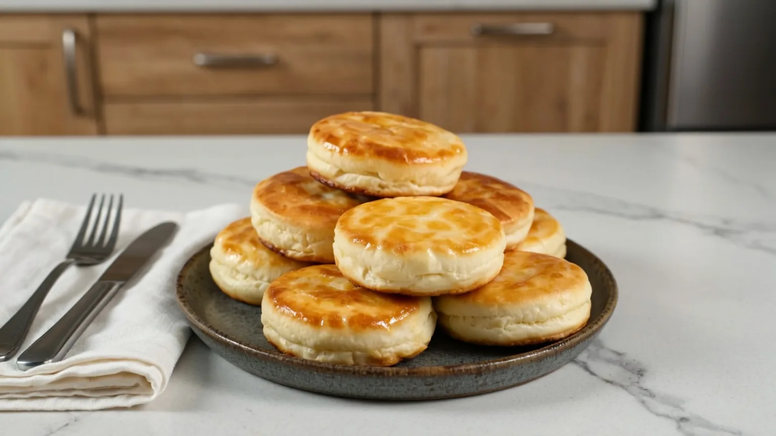 Finished Biscuits on Plate